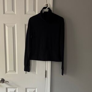 Lululemon Ready To Rulu Black Turtleneck Sweatshirt